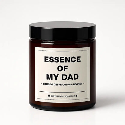 Essence of [Name] – Personalised Insult Candle | Hints of Desperation & Regret